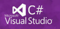 Slideshow of images starting with CSharp on Visual Studio Logo