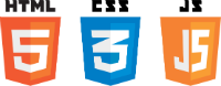 Image of Front End Lanugages HTML5, CSS3 and Javascript