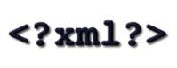 Slideshow of images starting with XML logo